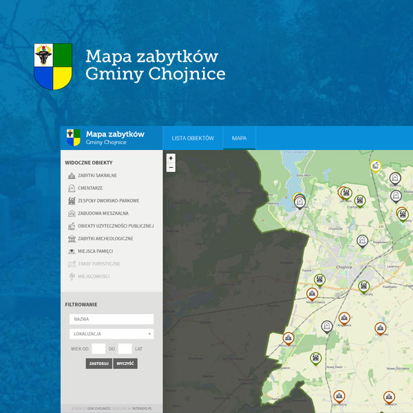 Realizacja: Mapa zabytków Gminy Chojnice